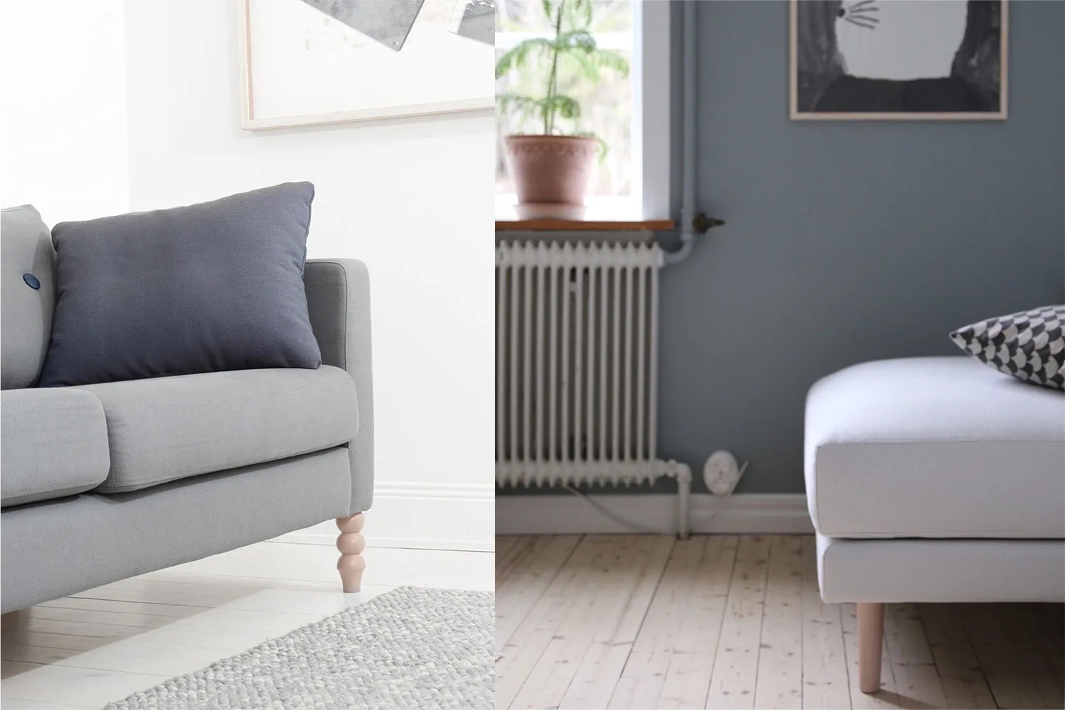 Pretty Pegs custom sofa feet