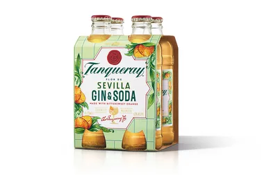 Tanqueray have released a 4-pack of luxe ready-to-drink gin & sodas