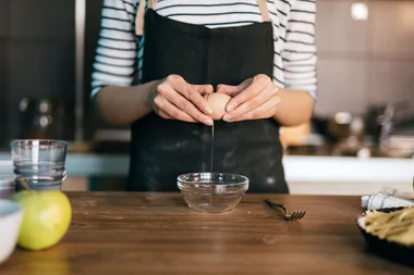 The secret trick to removing broken shell from your egg whites easily