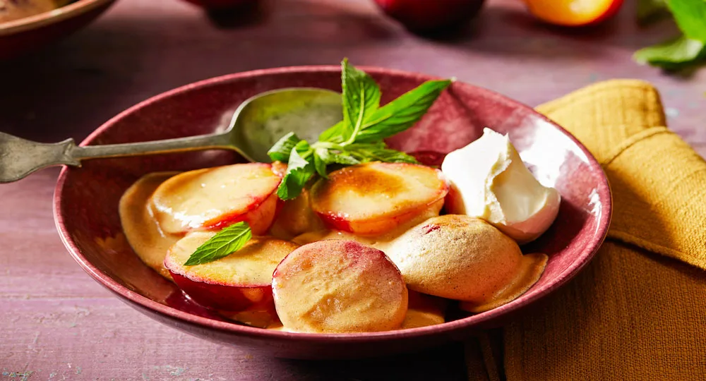 Plums with zabaglione - Better Homes & Gardens Australia