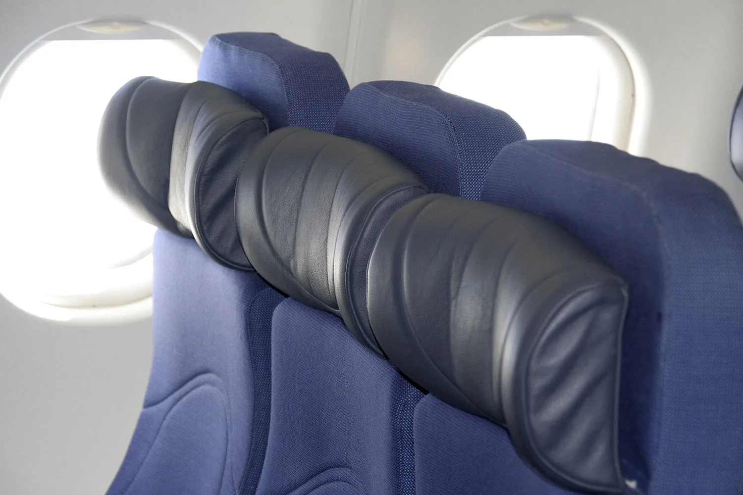 plane seat headrest