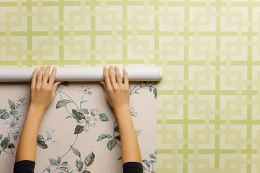 The easily removable wallpaper perfect for renters