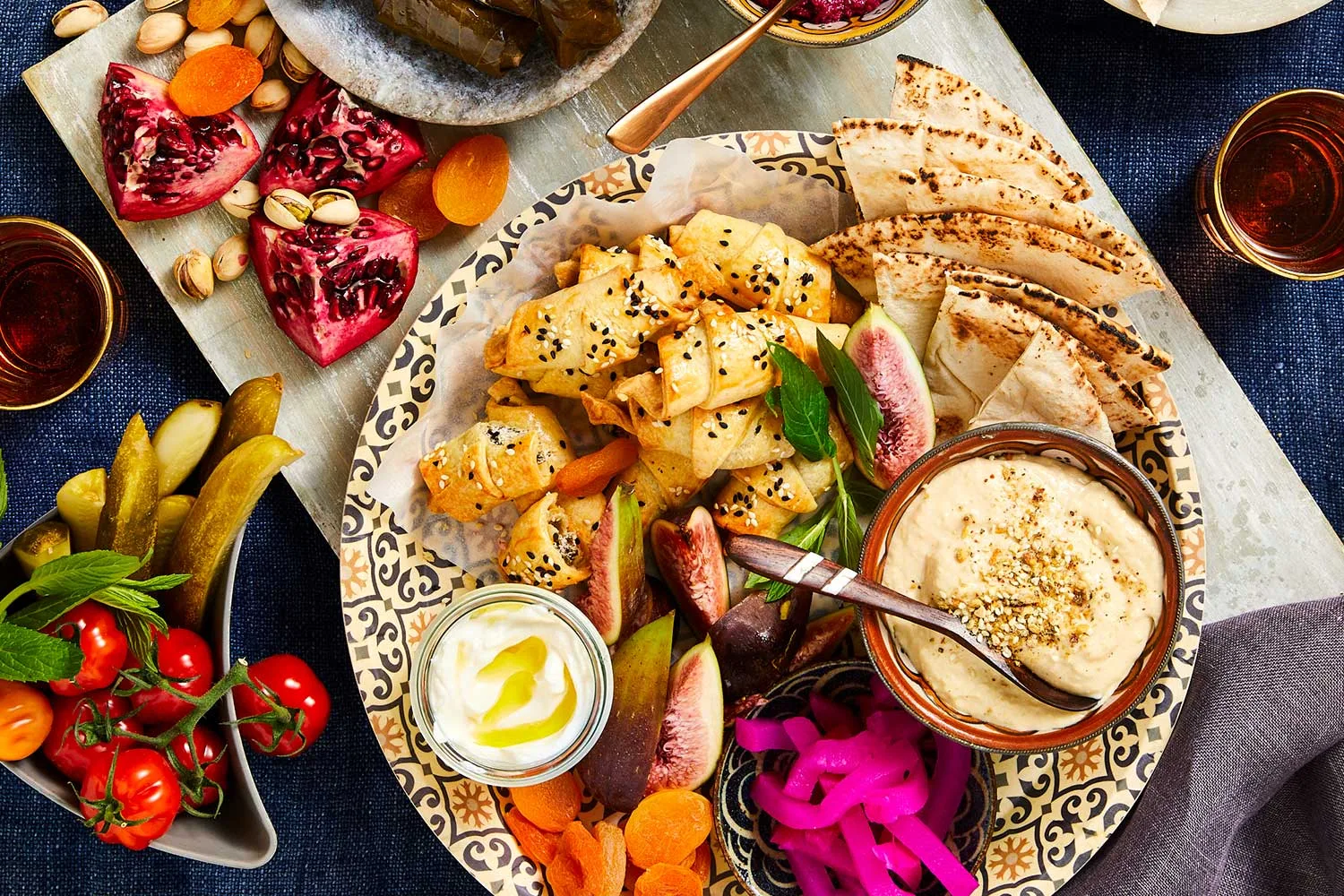 How to make a middle Eastern mezze platter