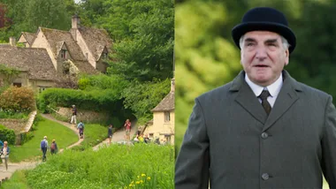 Lacock Village with Downton Abbey Star Jim Carter