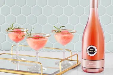 How to make a rosé sorbet mimosa