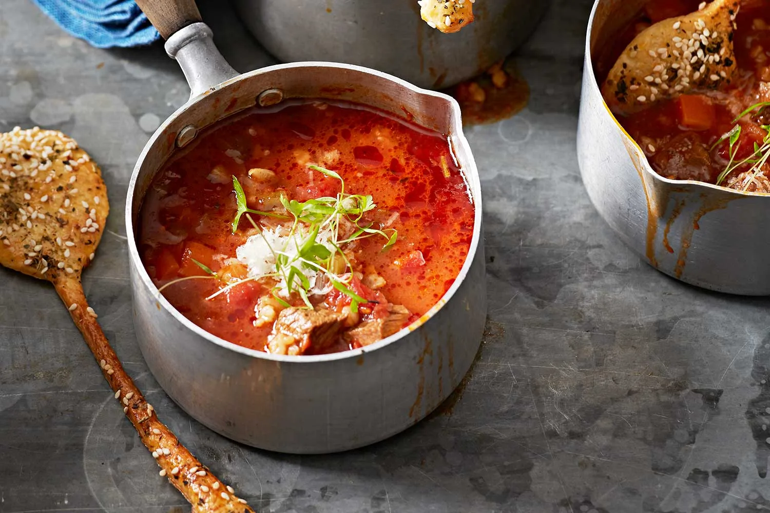 Italian beef and barley soup