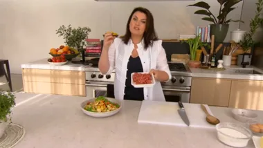 ROAST VEGETABLE AND LAMB PASTIES