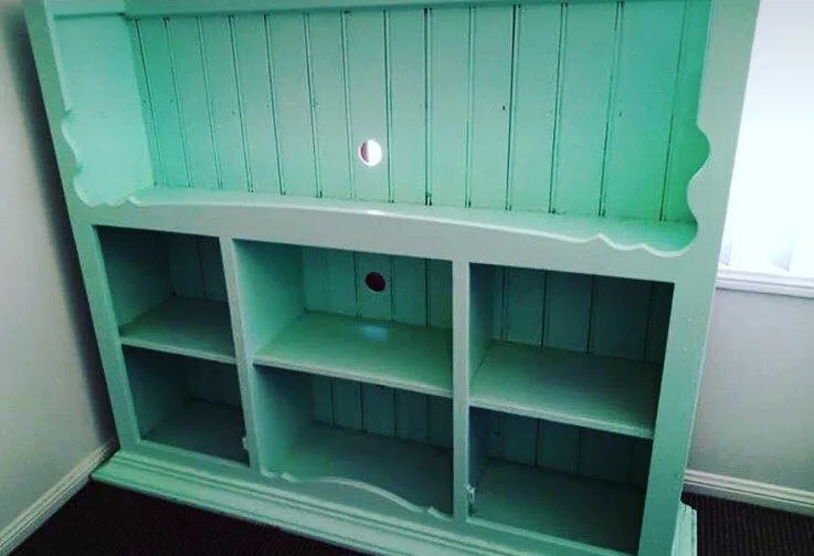 Green dresser