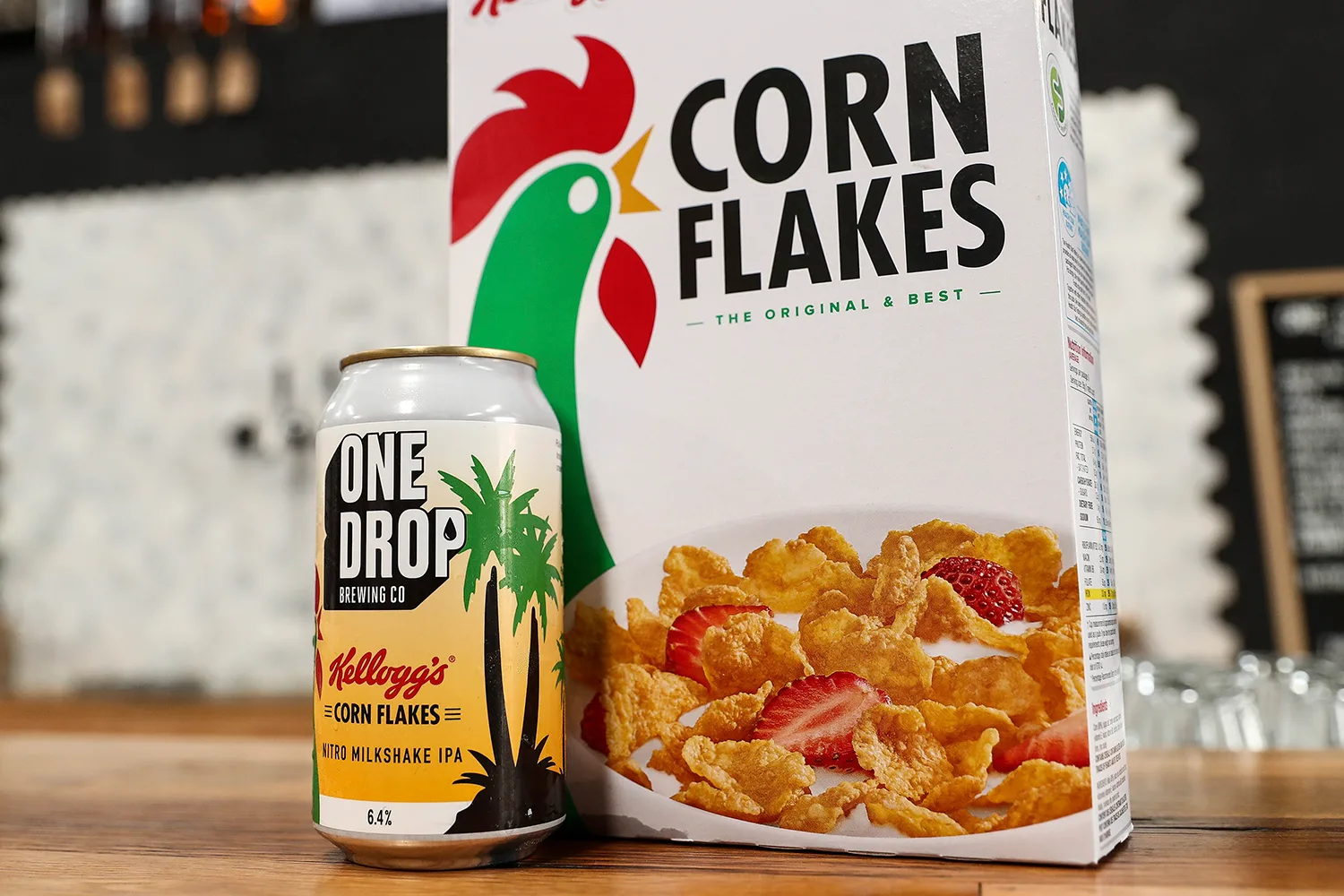 Kellogg's Corn Flakes x One Drop Brewing Co. beer