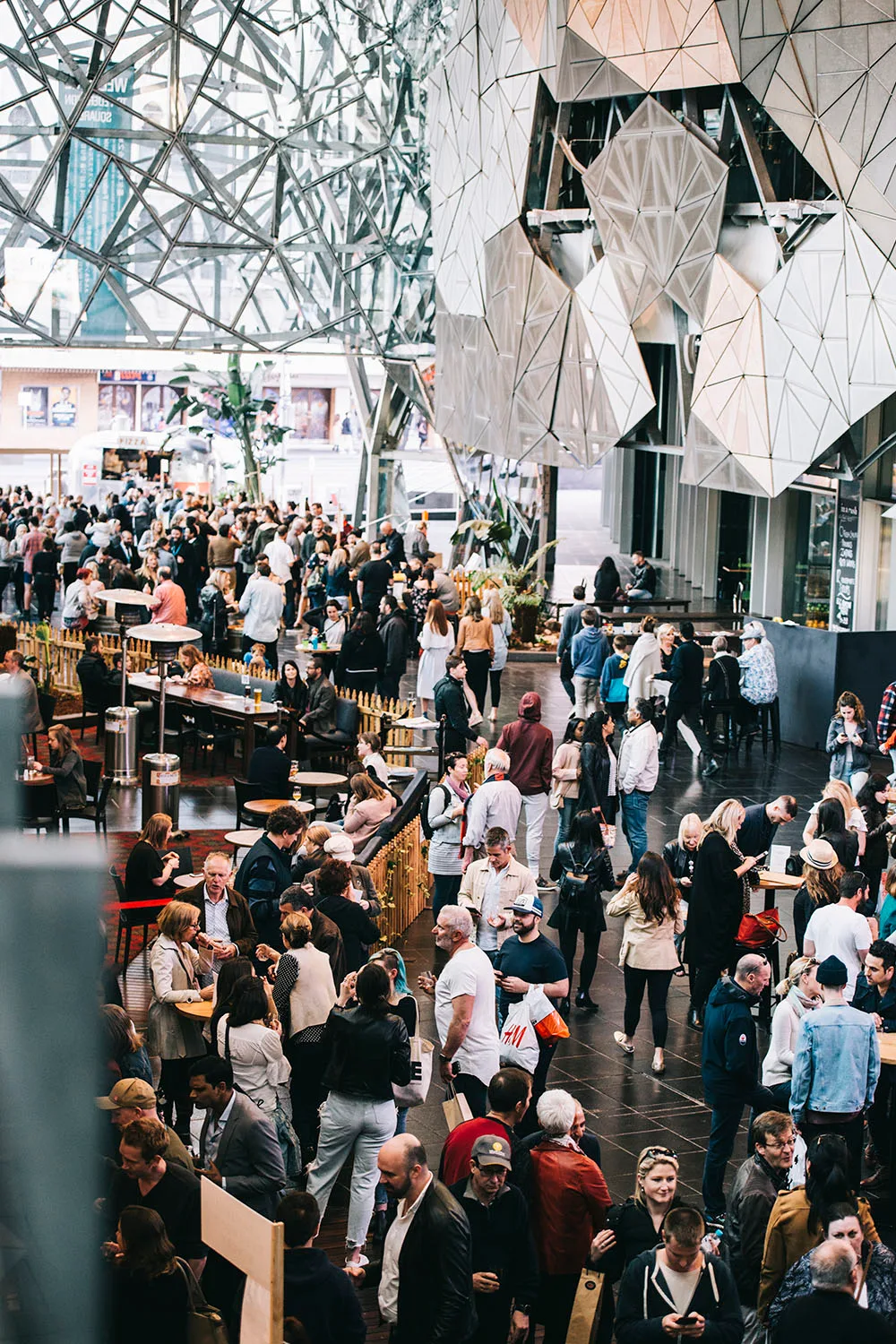 rutherglen in the city event in melbourne t the Atrium in Federation Square
