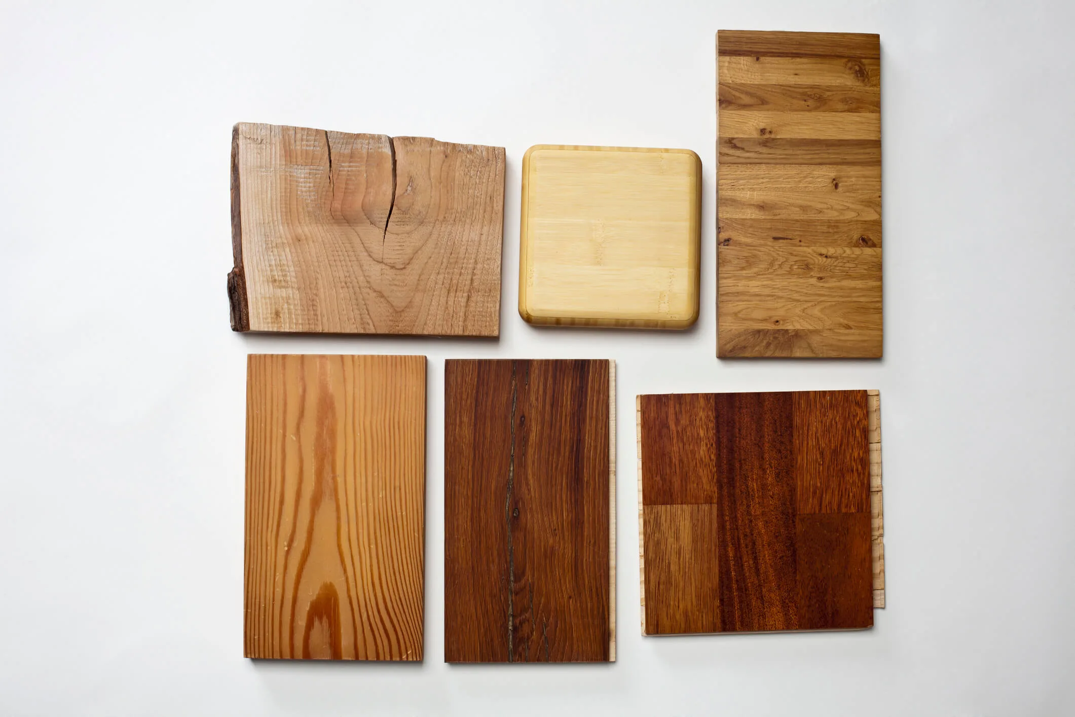 Wooden floor samples