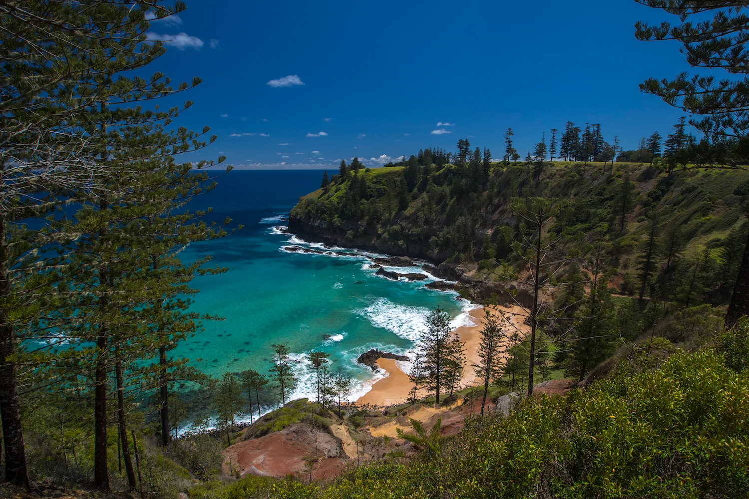 Norfolk Island's landscape is stunning and boats sea views from just about everywhere