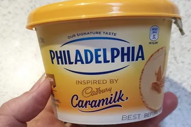 You can now buy Cadbury Caramilk Philadelphia cheese