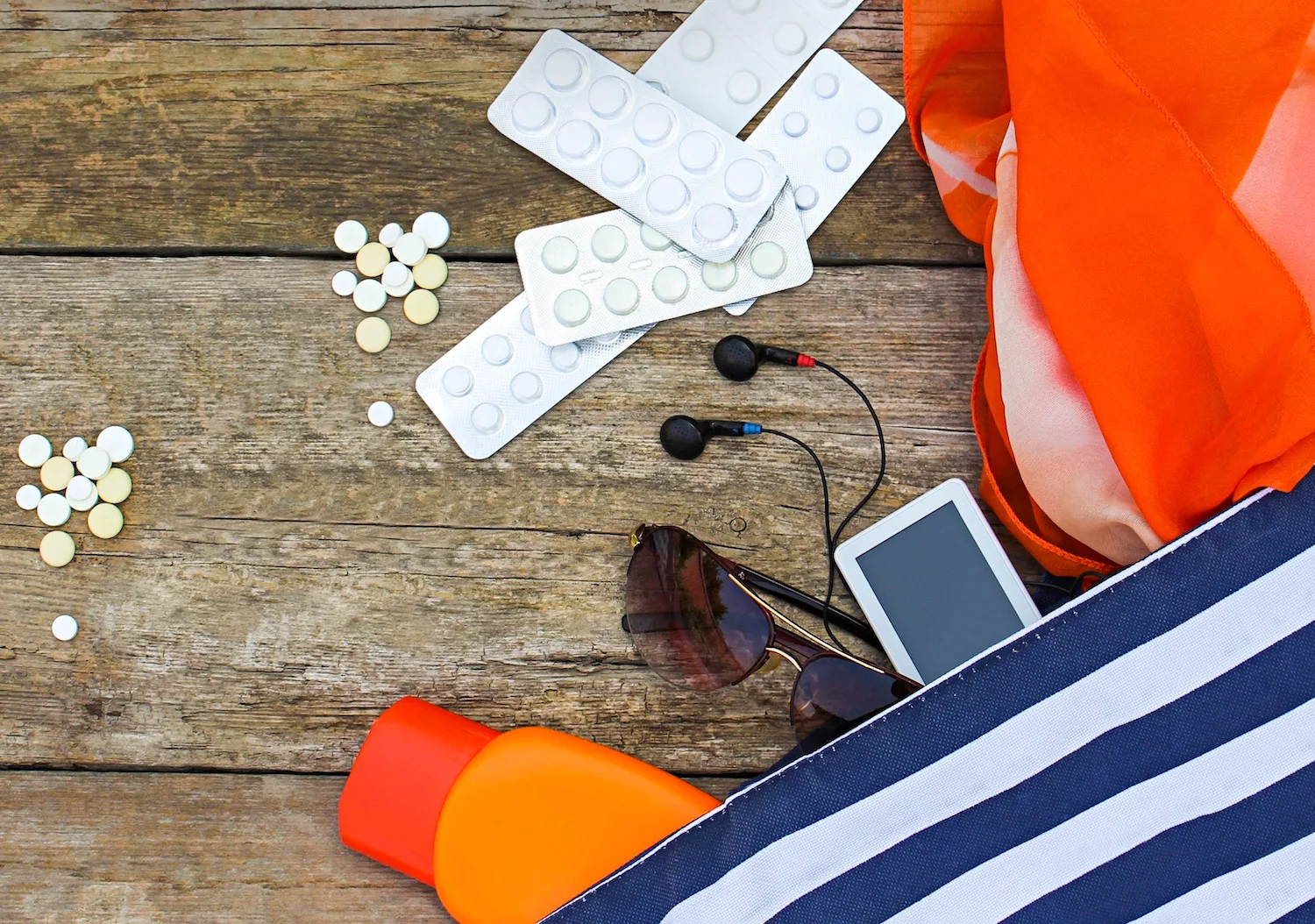 Make sure your first aid kit is well stocked before you leave