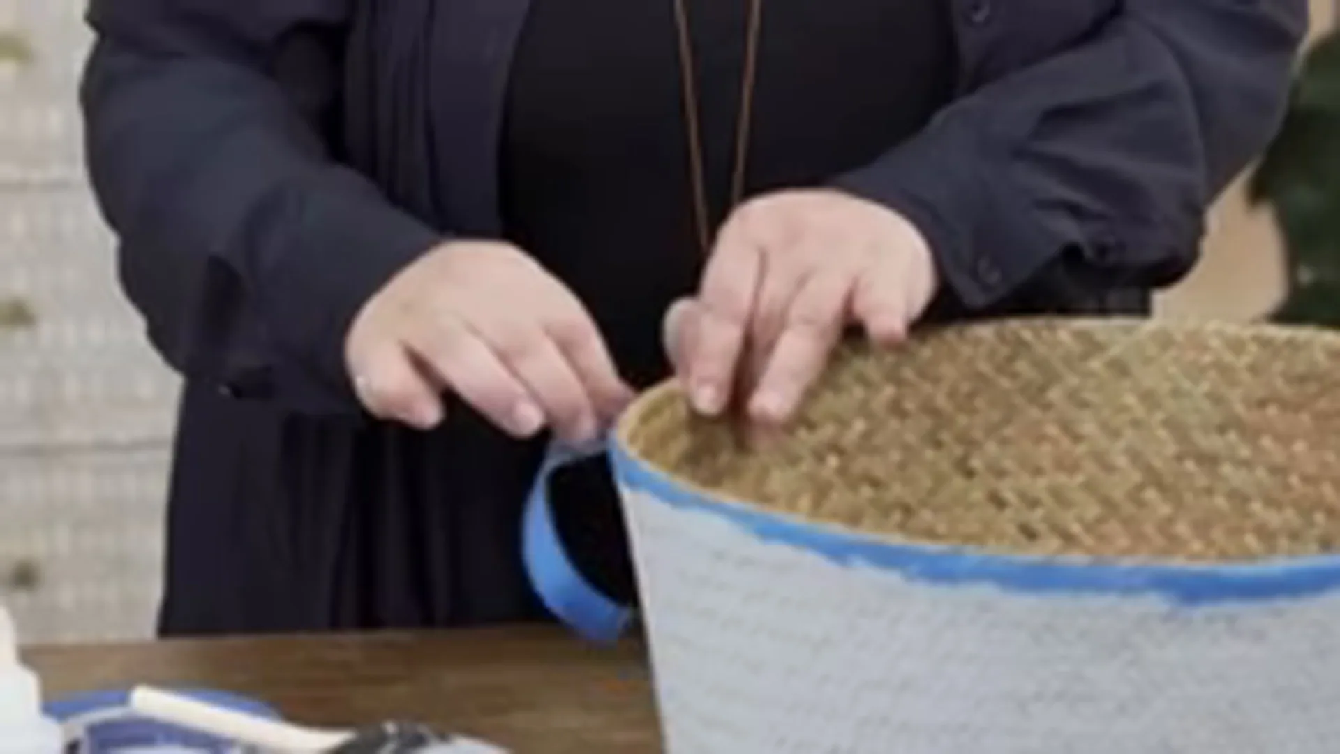 How to revamp your old woven baskets