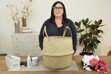 How to revamp your old woven baskets