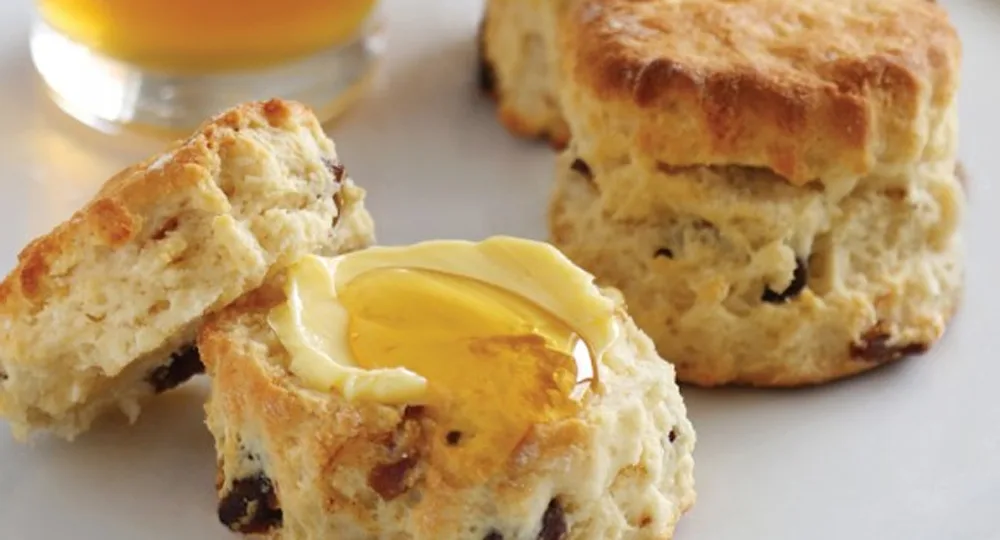 Honey and date scones