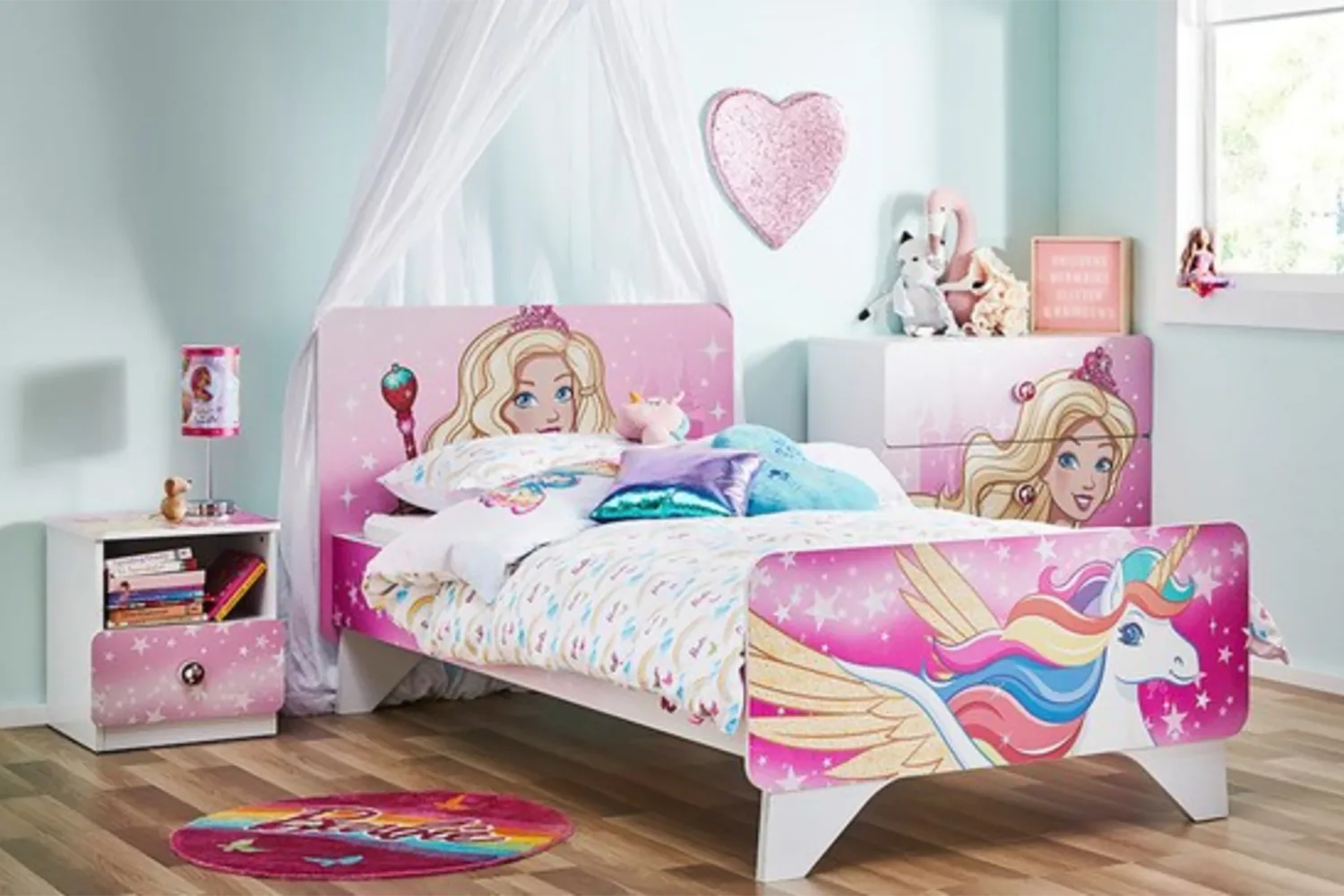 fantastic furniture girls room barbie