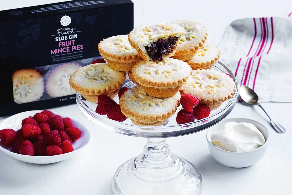 Coles Finest Sloe Gin Fruit Mince Pies