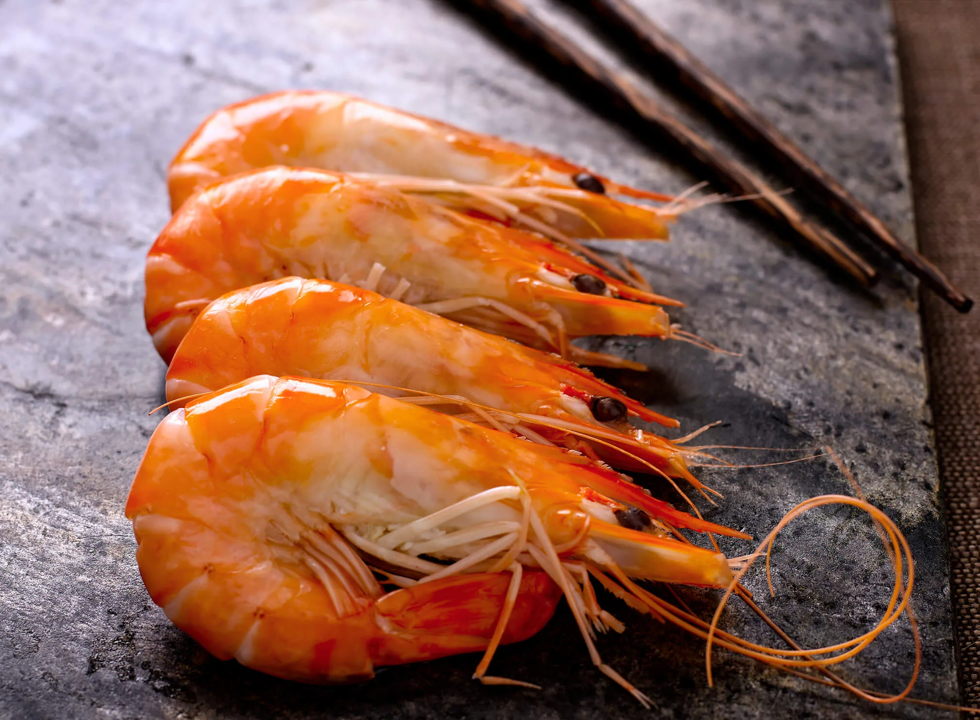 Prawns can only be safely stored in the fridge for a few days.