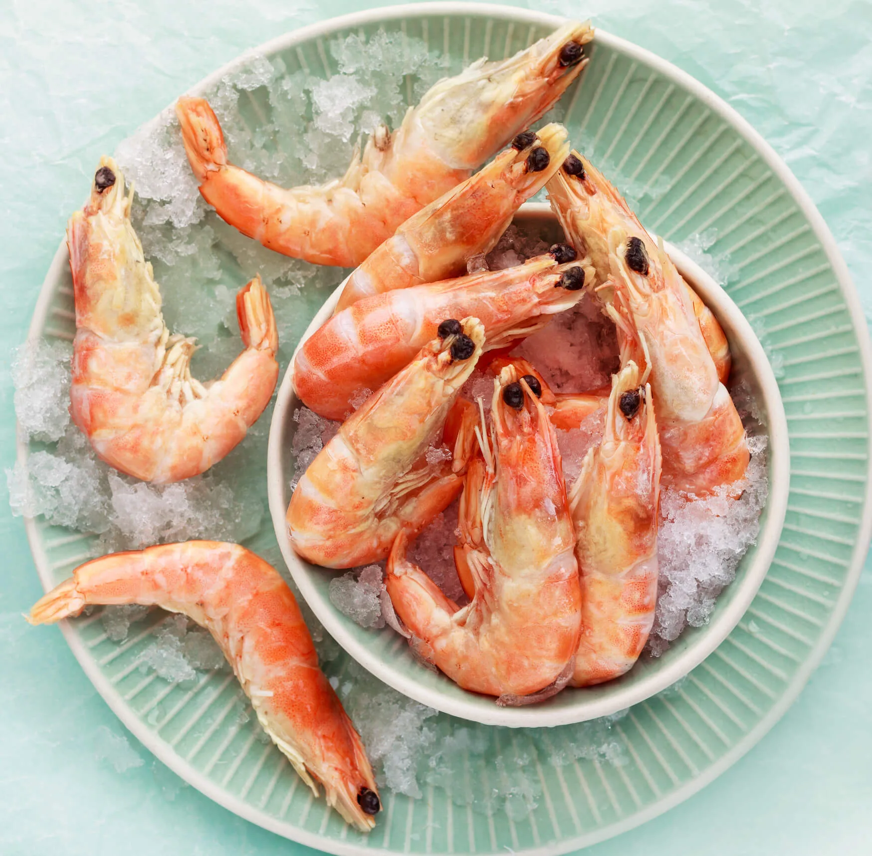 Buying prawns as close to when you plan to use them helps ensure they are fresh.