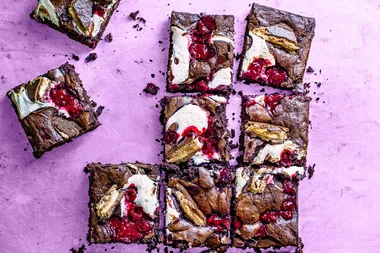 Wagon wheel brownies