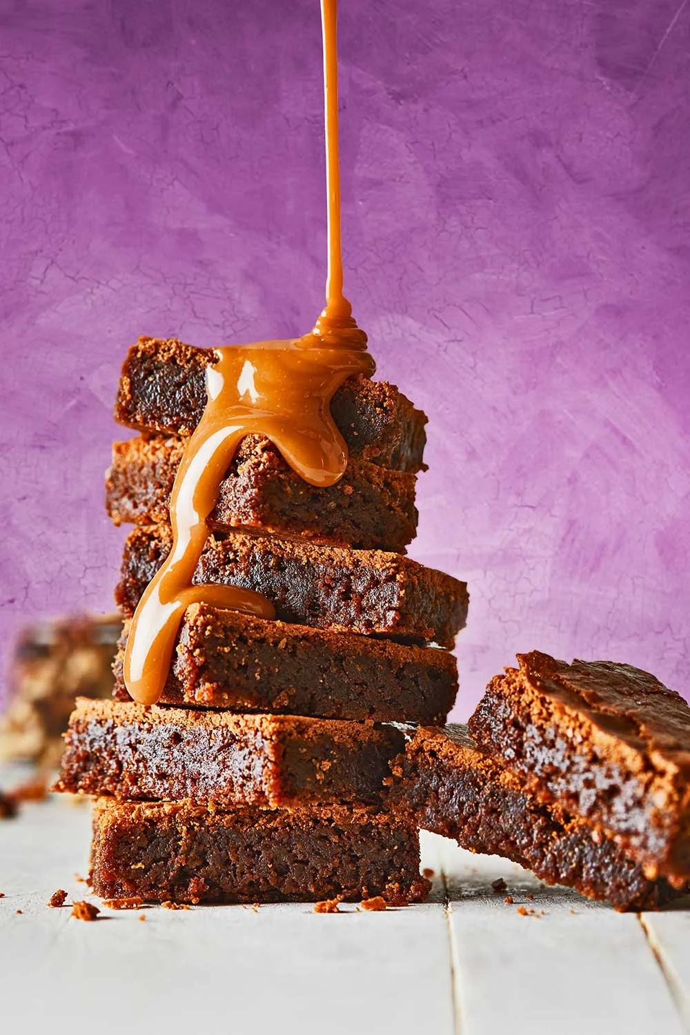 Choc-caramel mud brownies