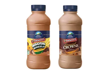 You can now buy Wagon Wheels and Caramel Crowns flavoured milk
