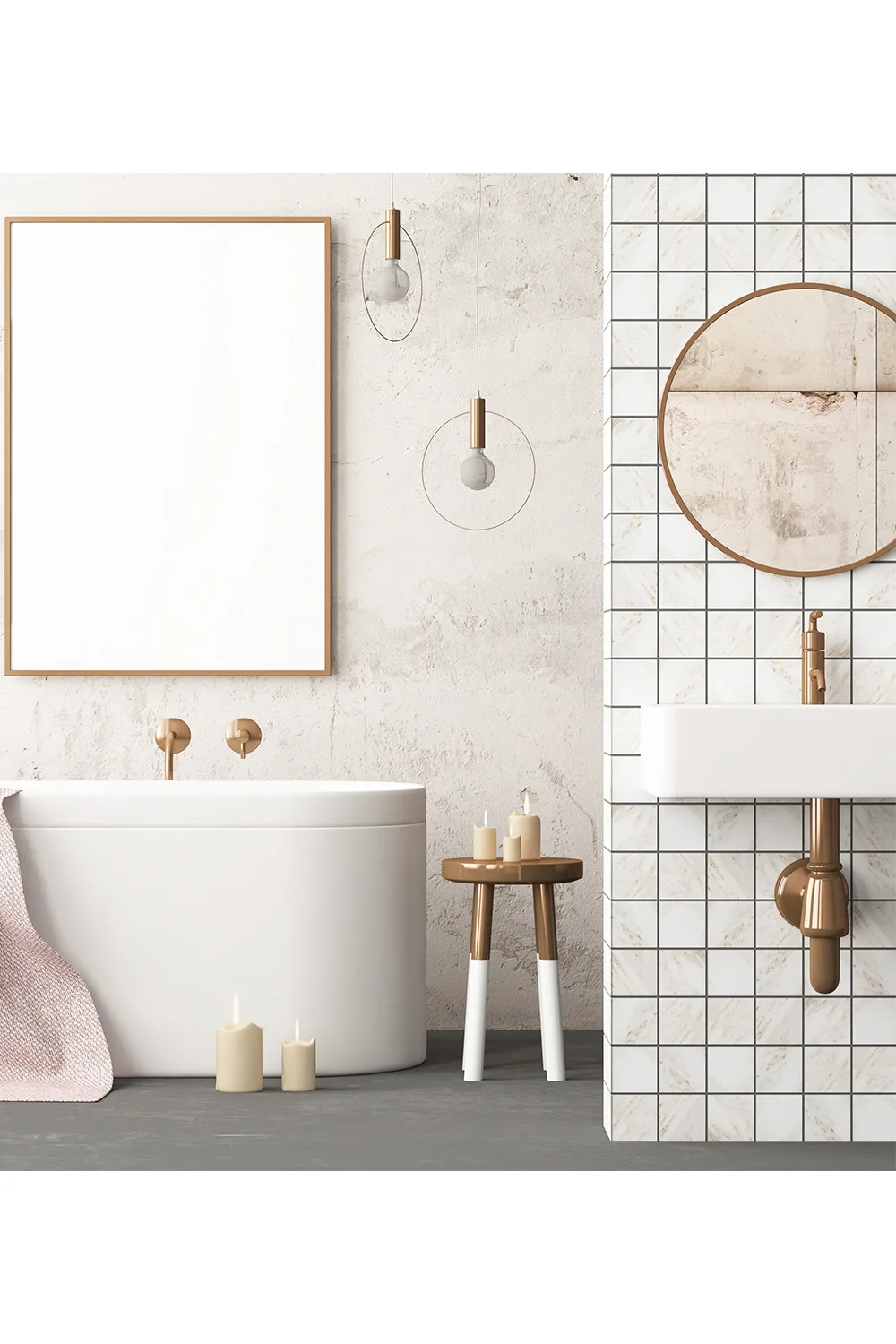 white bathroom