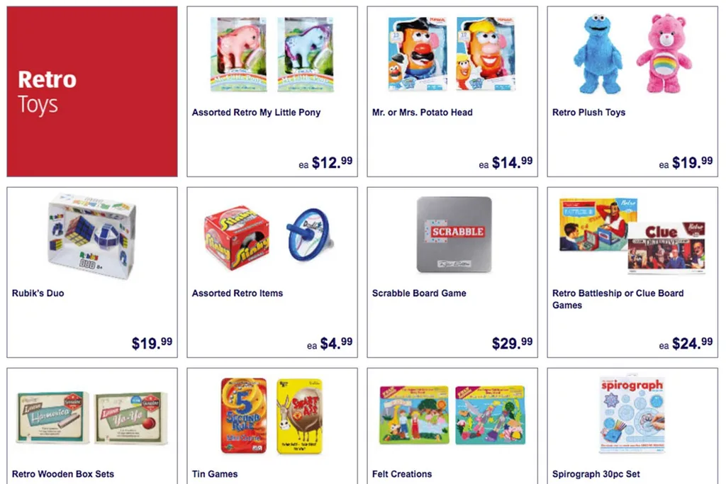 Aldi retro toys special buys