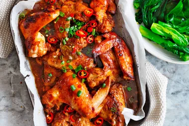 Adobo chicken wings