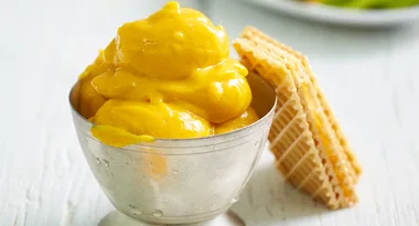 Instant mango gelato