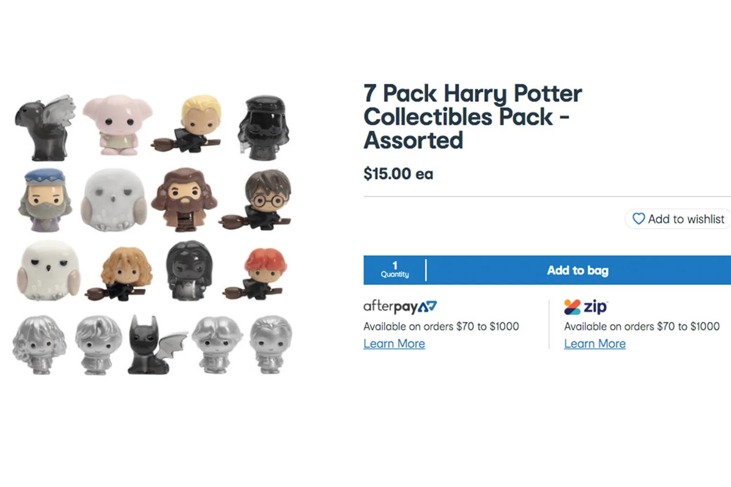 Harry potter figurines kmart online