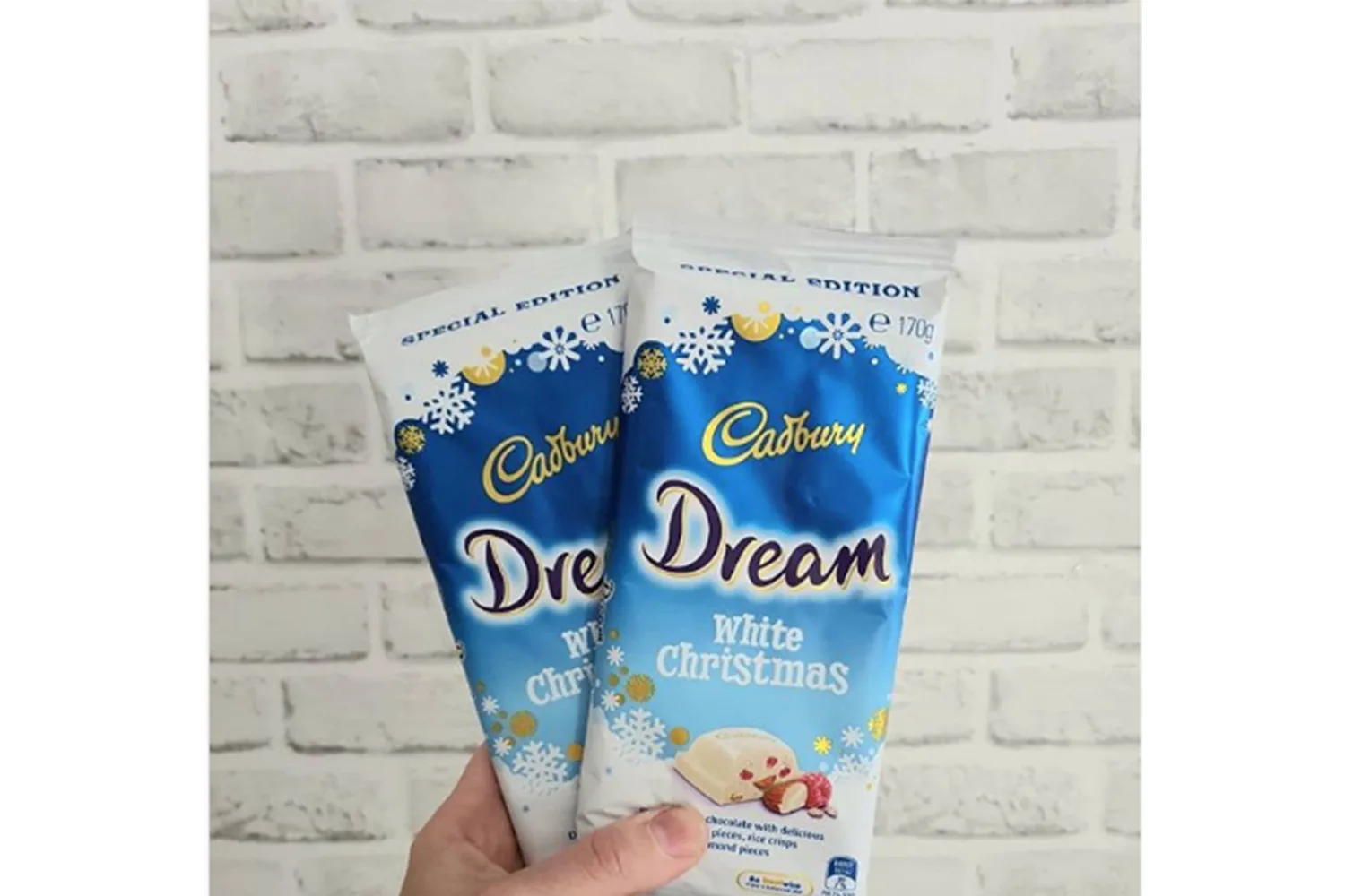Cadbury ‘white Christmas’ chocolate blocks are here