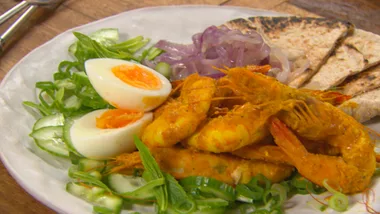 Malaysian prawn sambal
