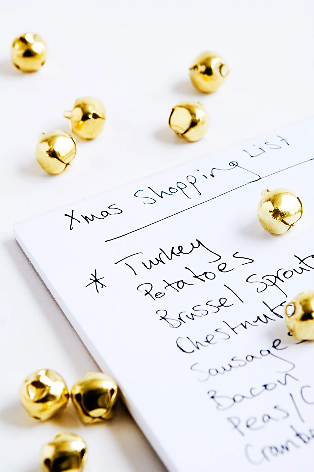 Christmas list for food