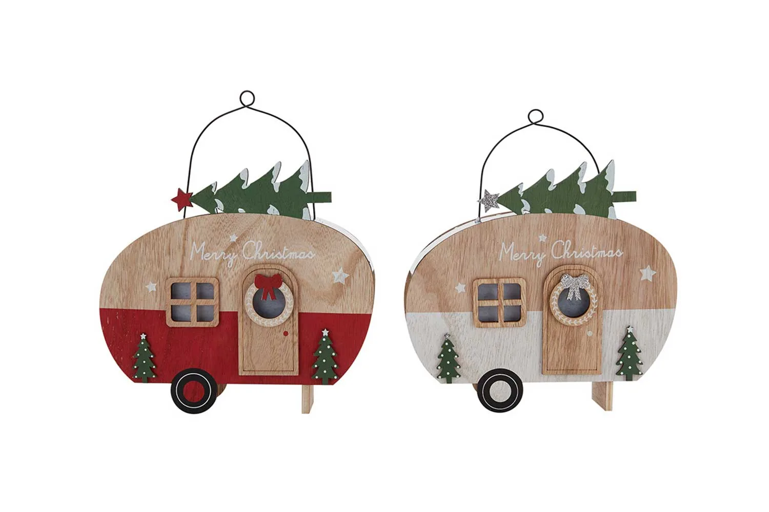 Kmart light up Christmas caravans