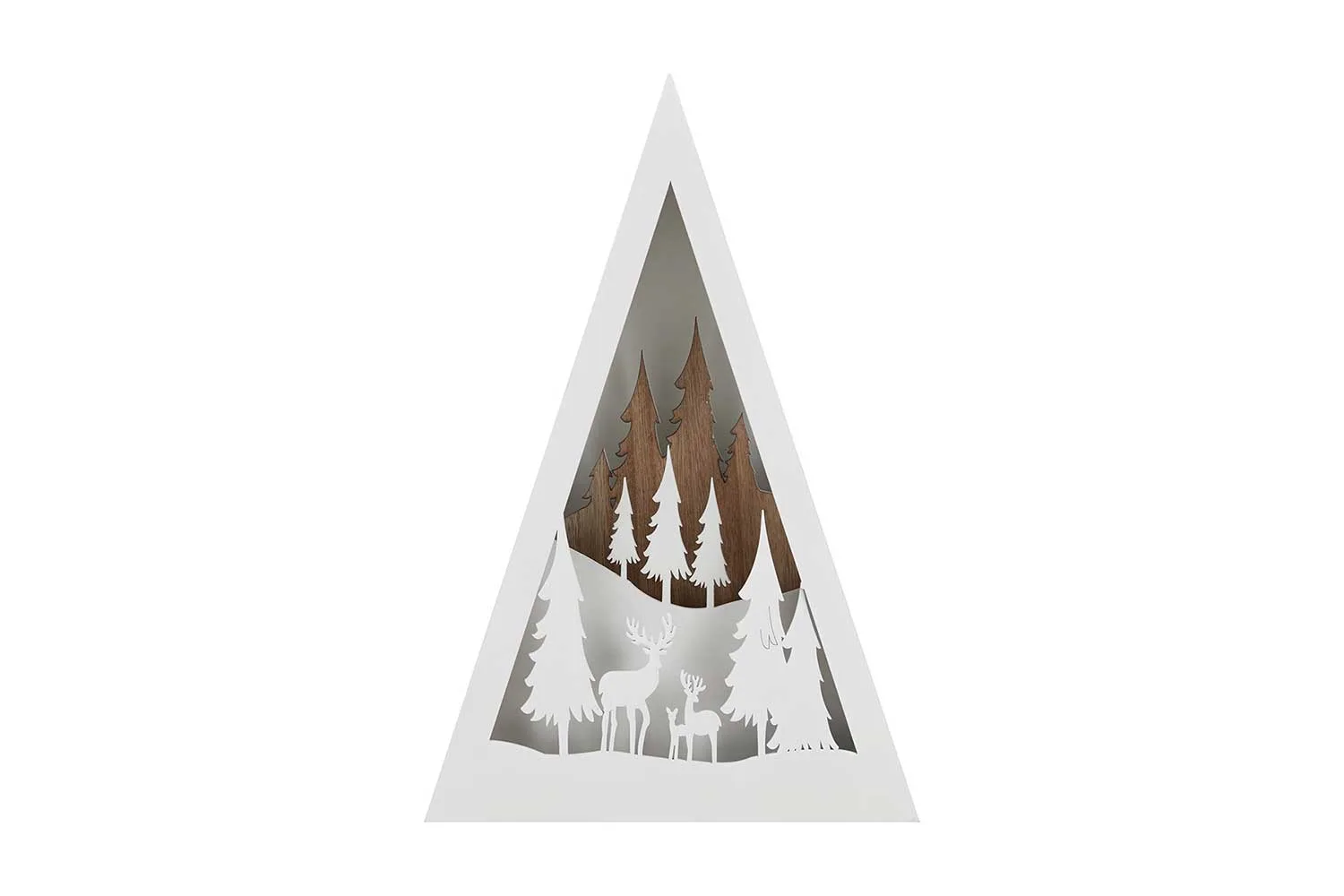 Light up woodland tree scene
