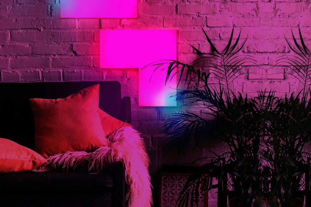 LIFX lighting in bedroom