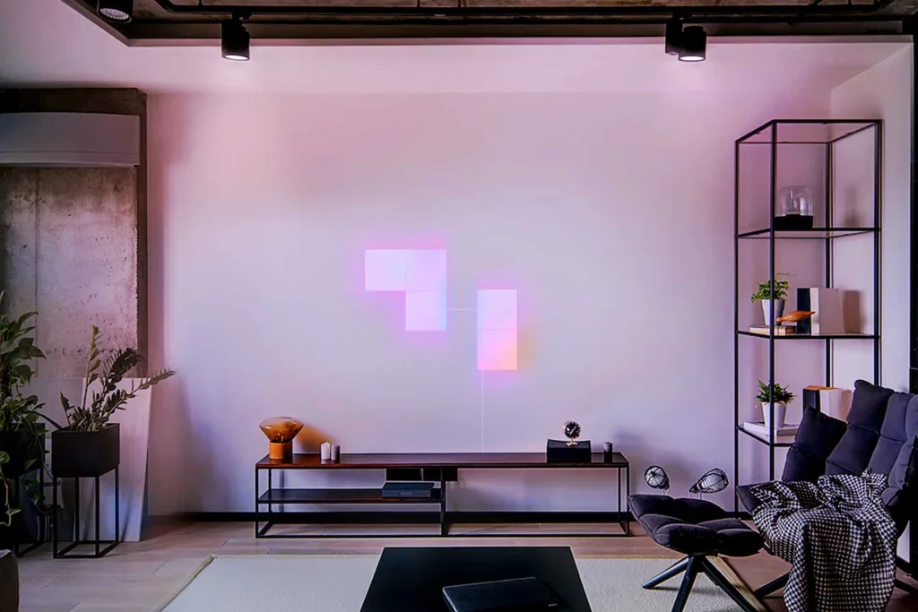 LIFX lighting in living room