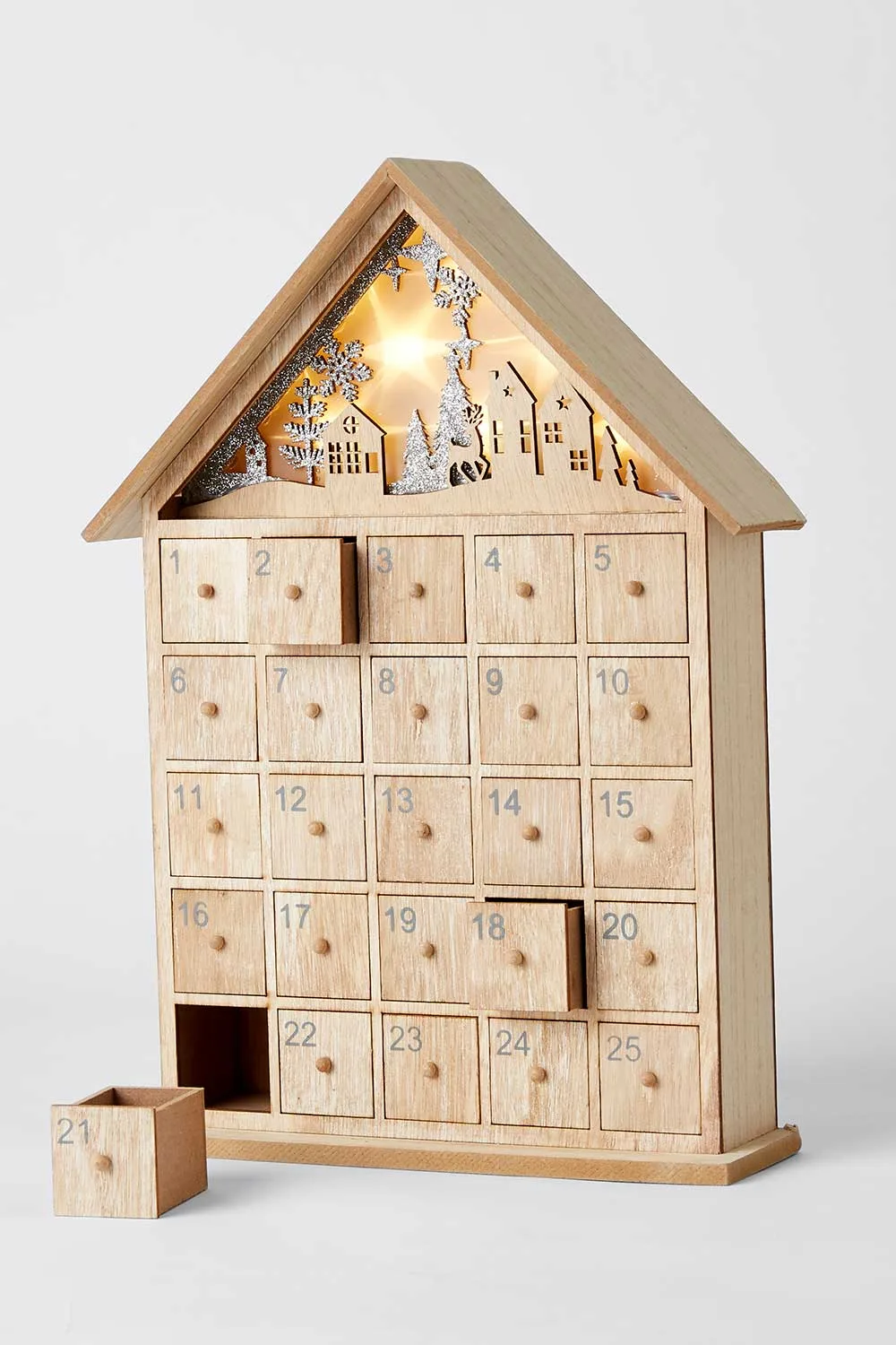 Wooden Advent calendar from Target
