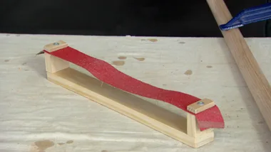 Adam reveals a hack for sanding round surfaces