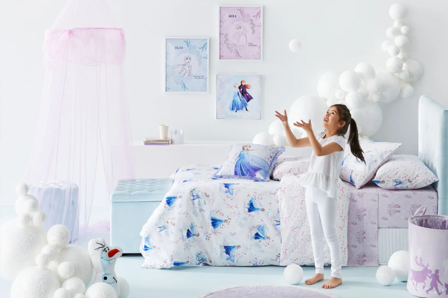 Adairs Frozen 2 collection bedroom