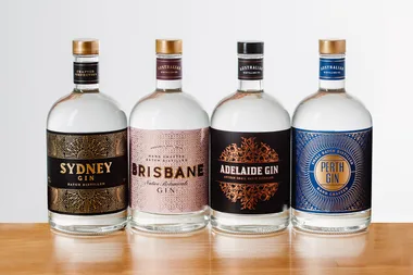 Adelaide, Sydney, Brisbane and Perth-flavoured gins available now
