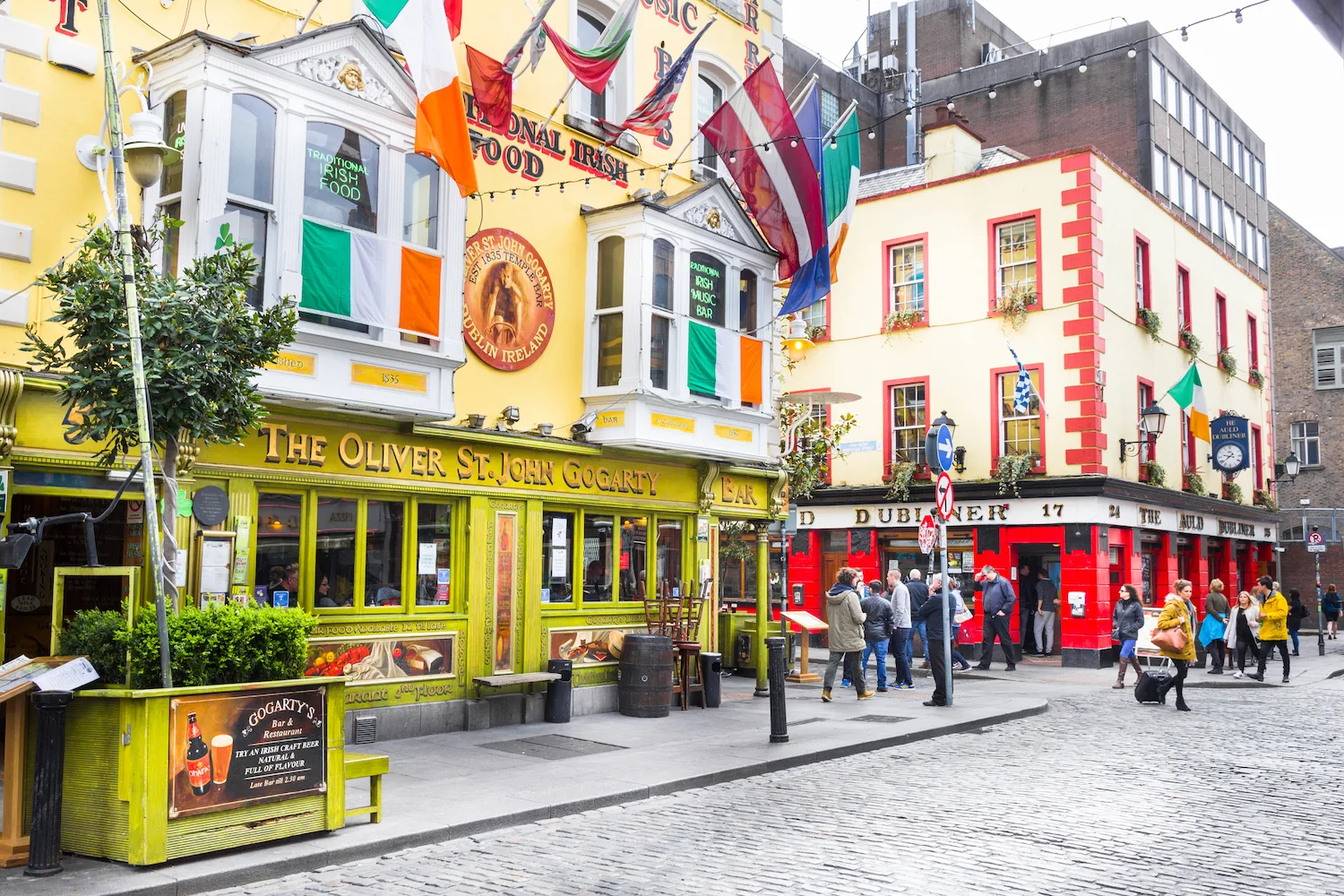 Dublin is a city of cosy pubs