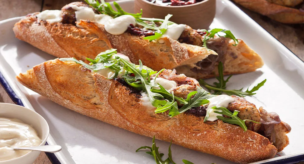 Footy meatball roll - Better Homes & Gardens Australia