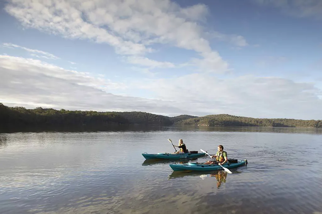 Kayaking Gippsland Lakes