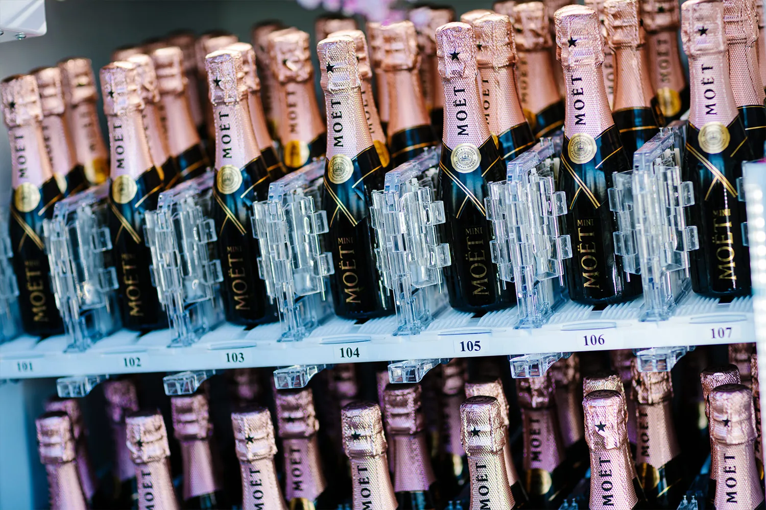 BWS is giving away a champagne vending machine