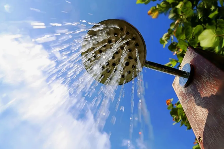 outdoor shower
