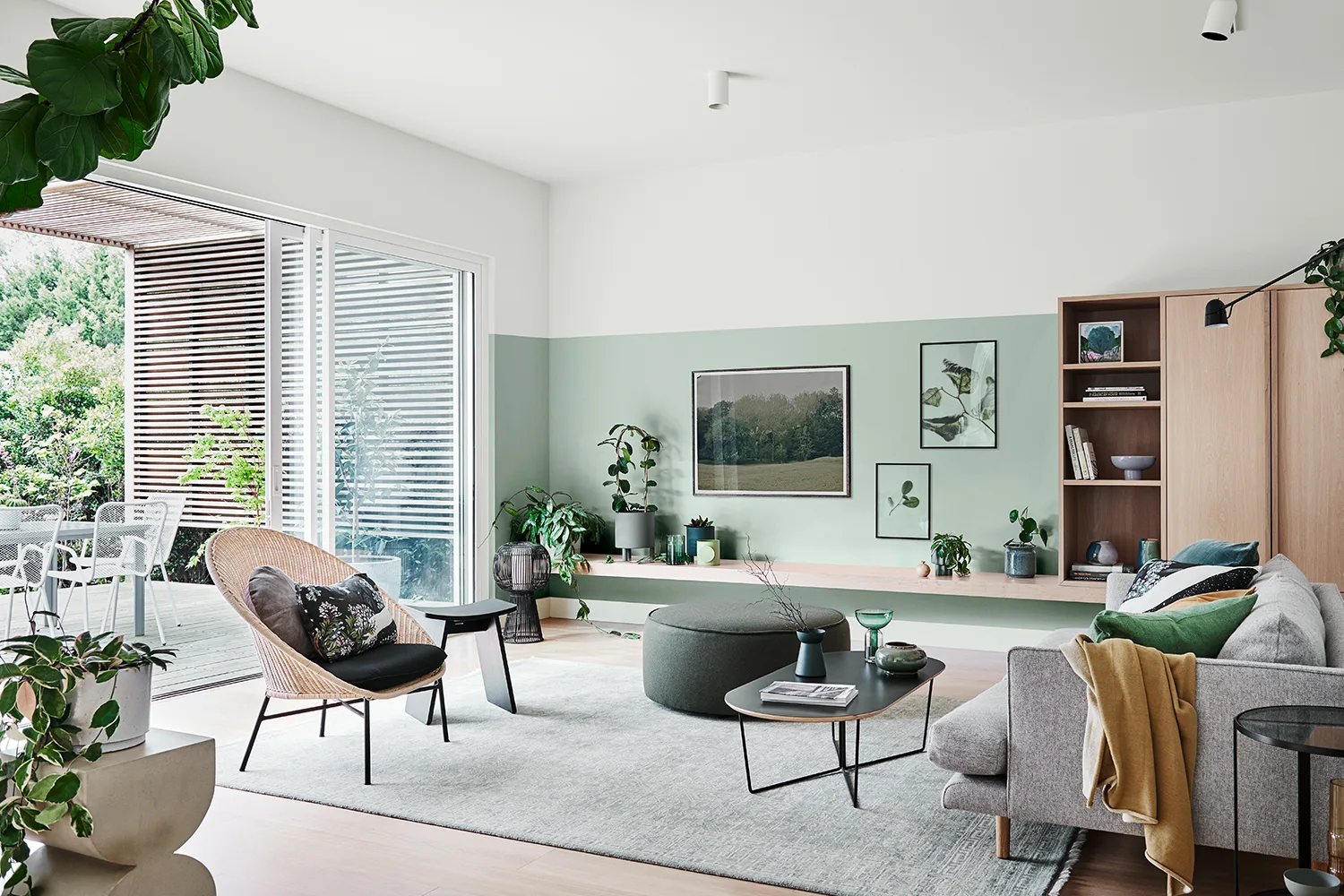 green living room